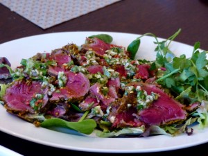 Dünn aufgeschnittenes Rinderfilet 