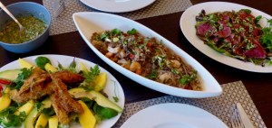 Abendmenü thailändische Art