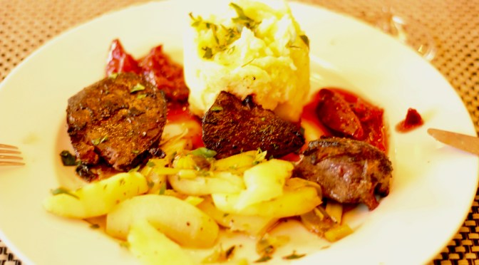 Putenleber auf Kölsche Art