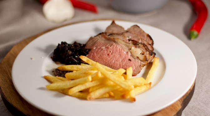 Roastbeef auf dem Salzbett